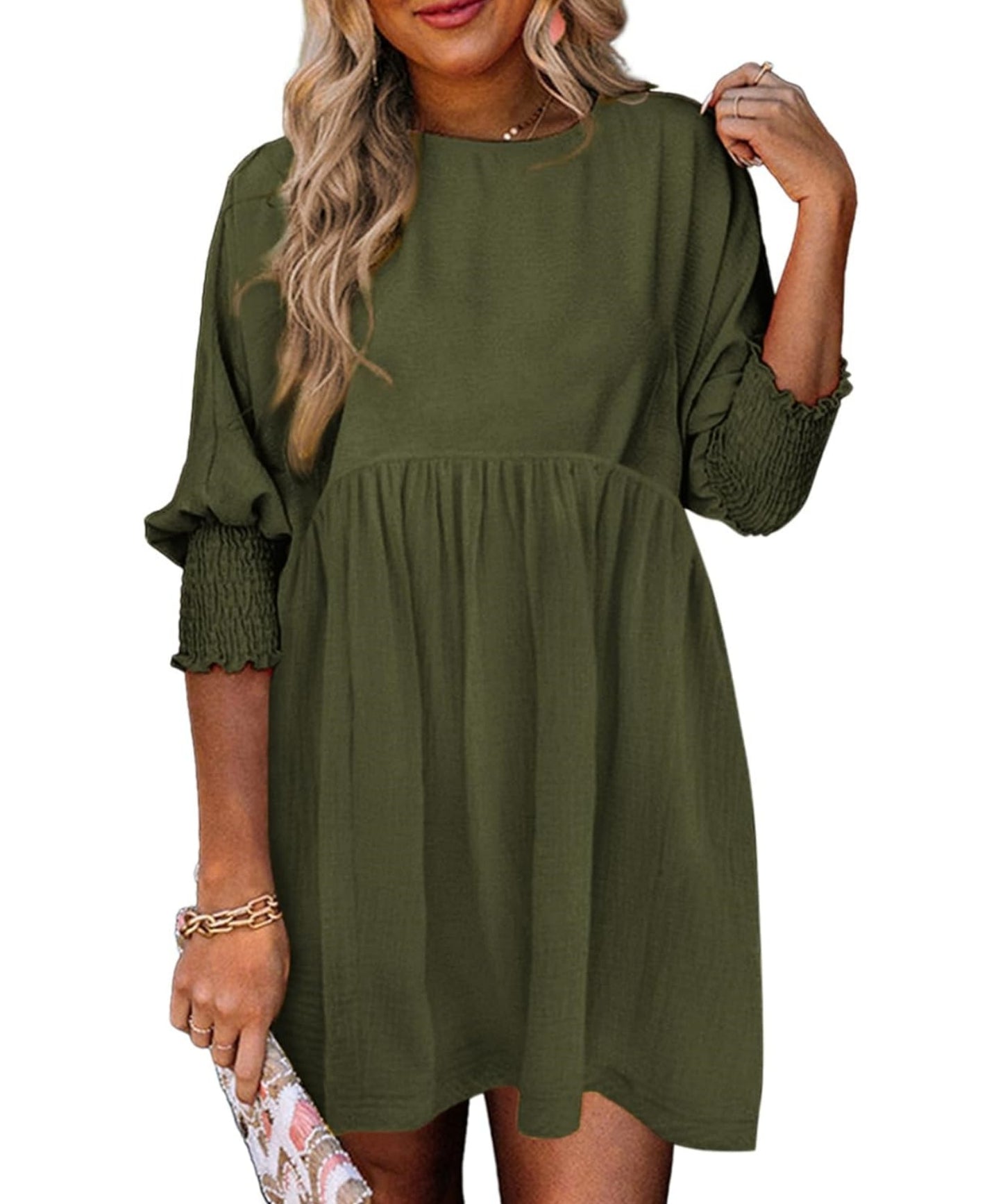 🙌🏻Women's Tunic Casual Loose Short Dress(Buy 2 Free Shipping)