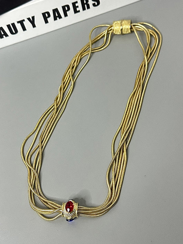 Chains Geometric Necklaces Accessories