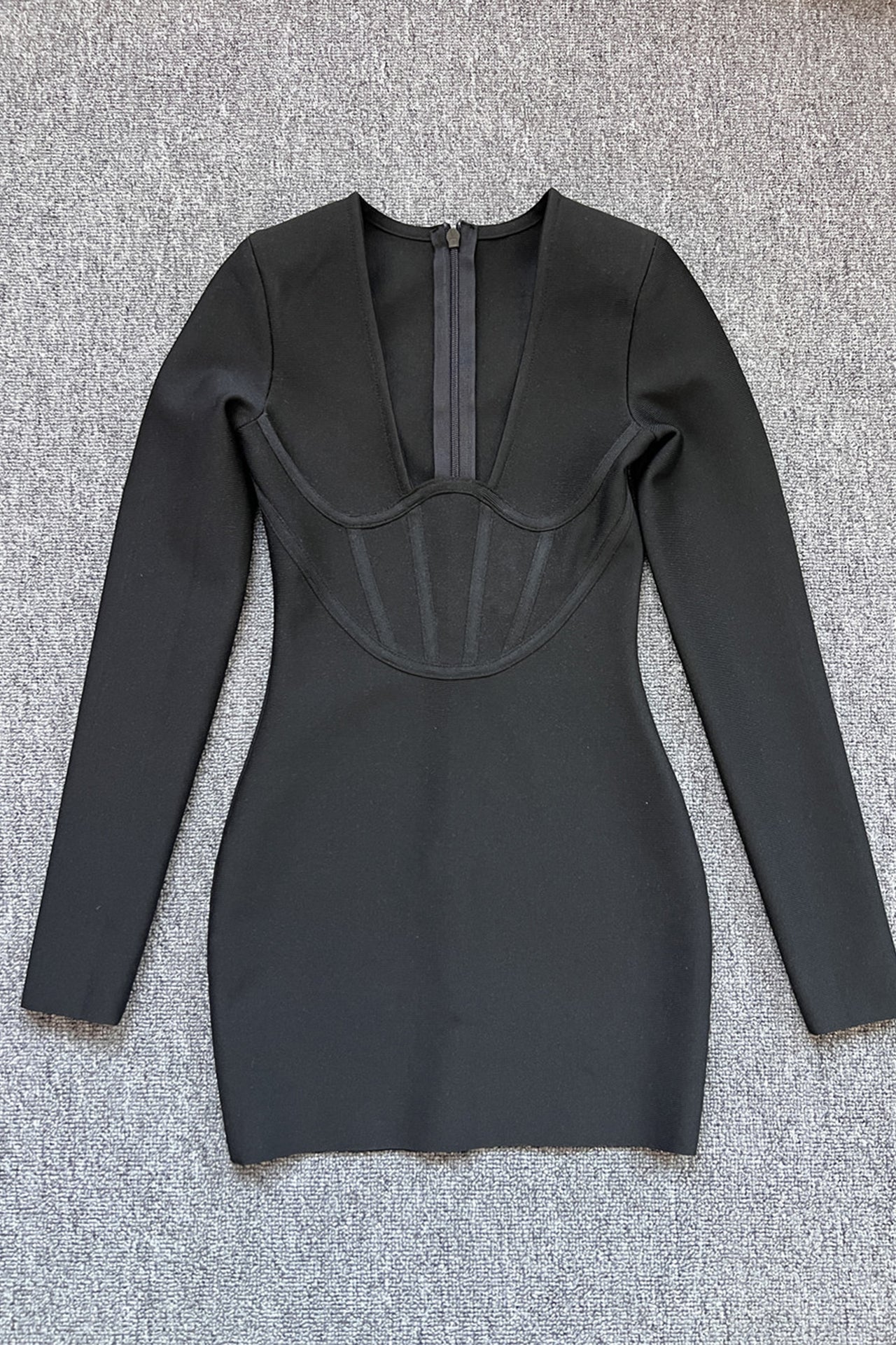 Leilani Fishbone Mini Dress