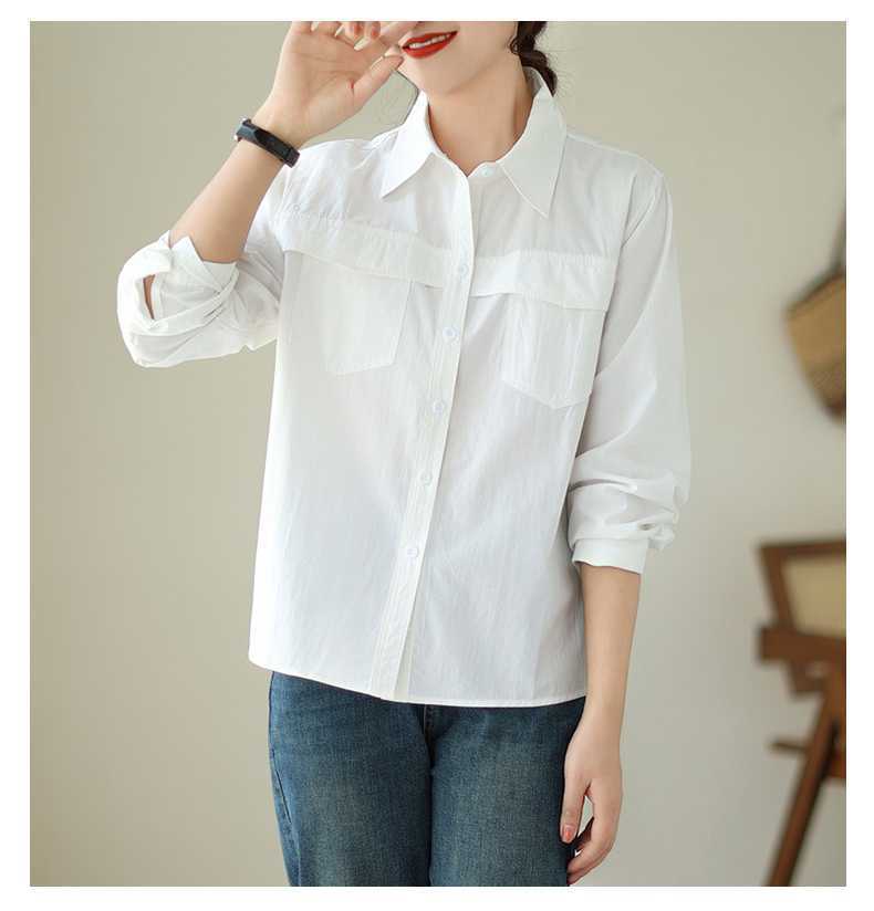 Casual Solid Color Long Sleeve Shirt