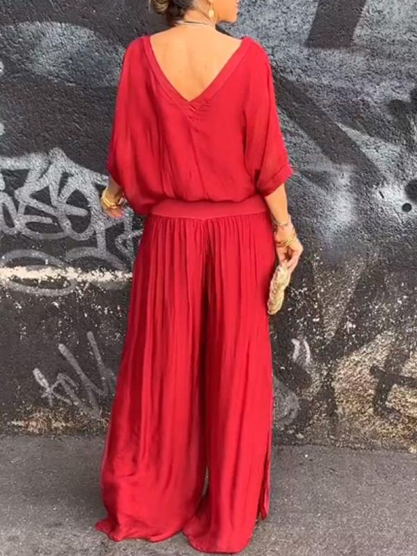 Casual Elegant Chiffon Suit