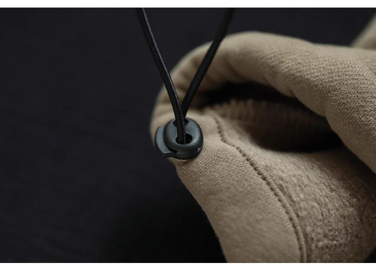 Literary Solid Color Cotton Long Sleeve Sweatshirt