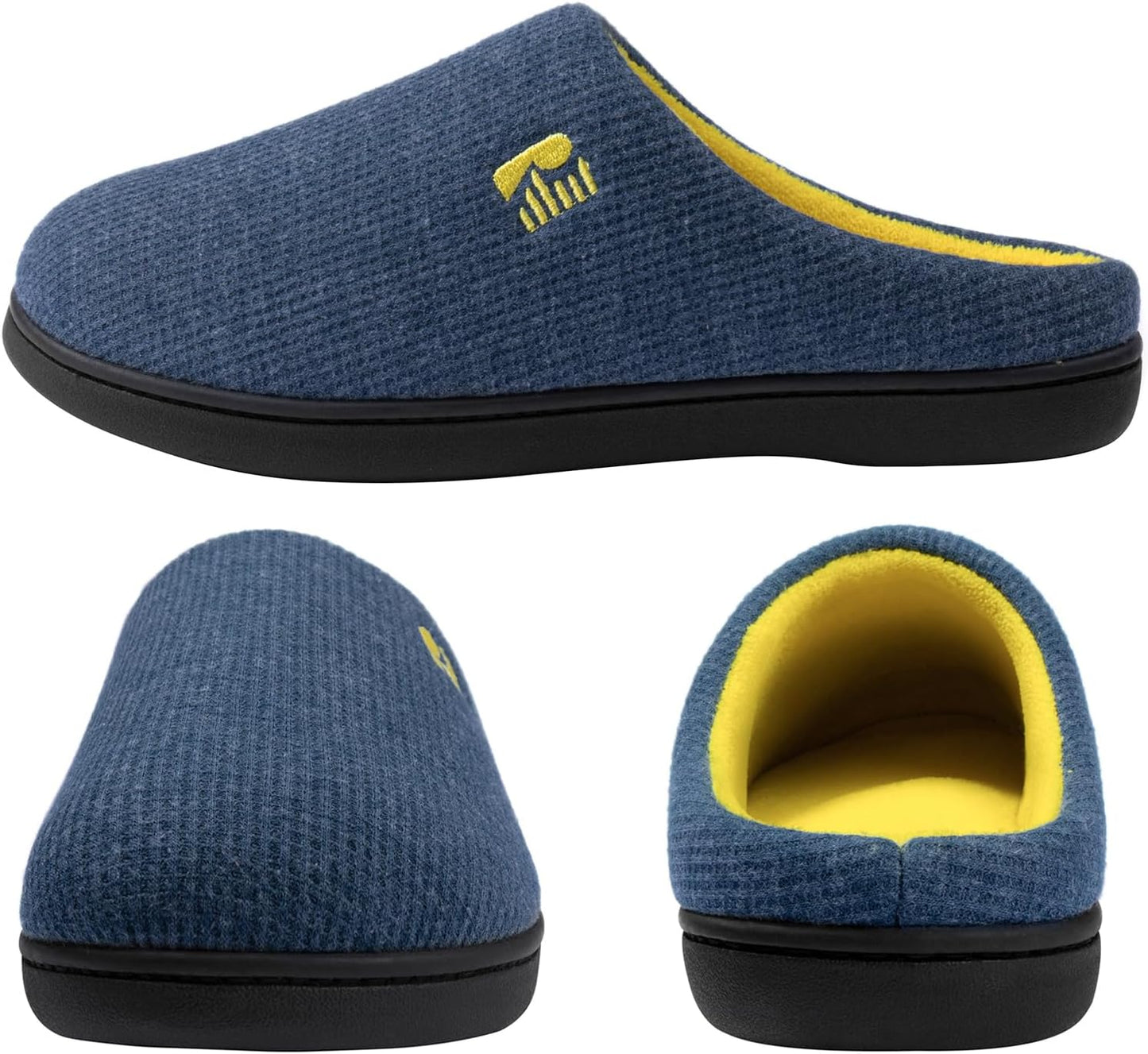 Two-Tone Memory Foam Slipper