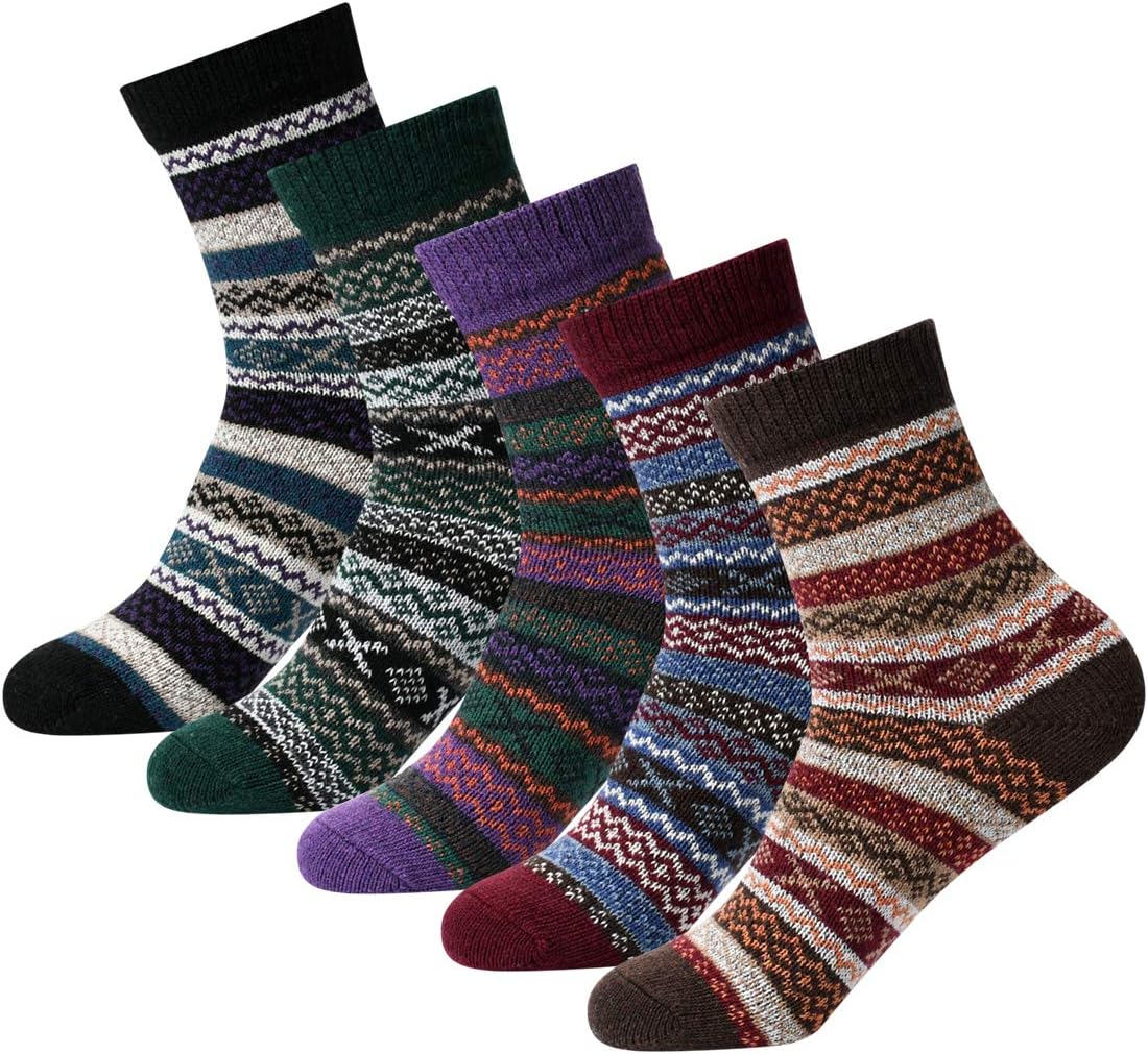 Women’s Winter Wool Socks - Warm, Cozy Christmas Gifts