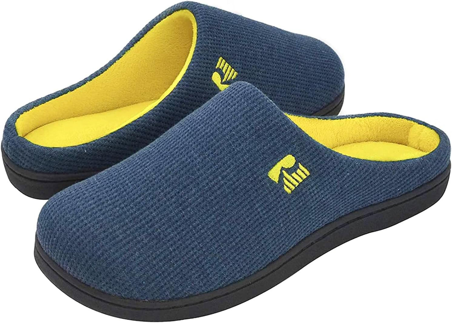 Two-Tone Memory Foam Slipper