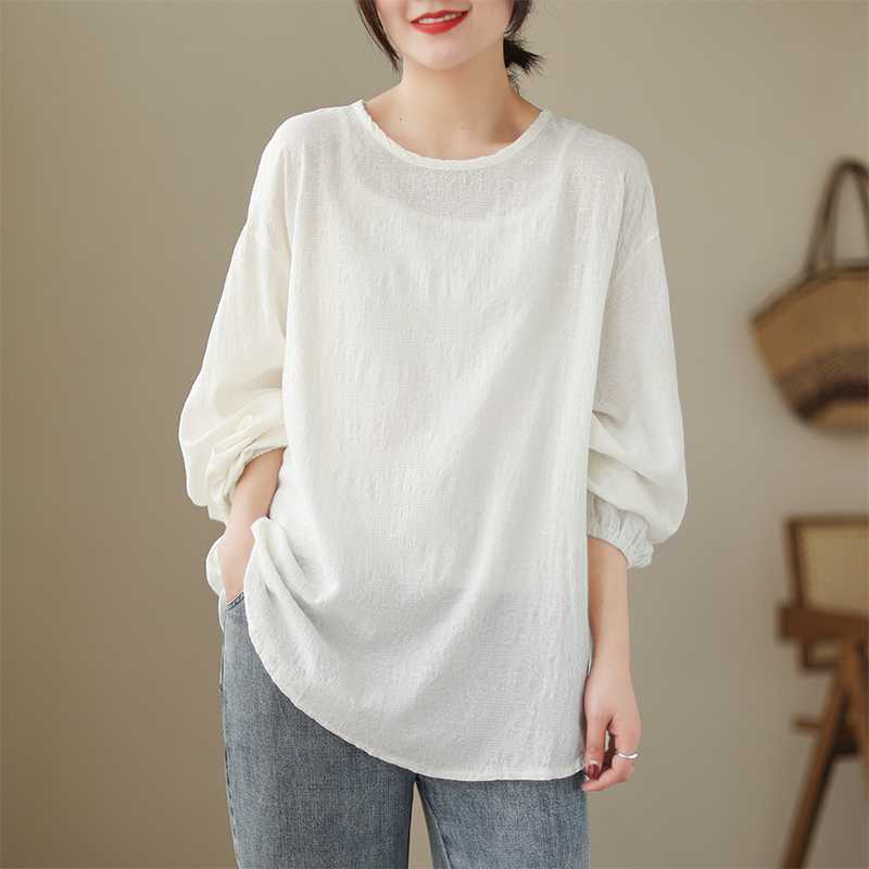 Casual Solid Color Blouse and Sleeveless Maxi Dress