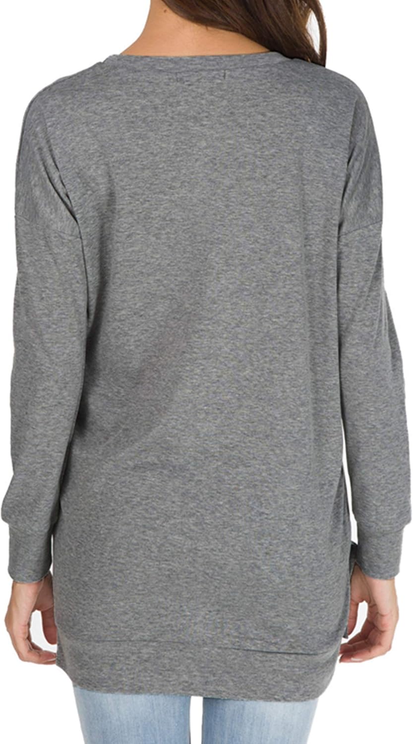 2025 Spring Women's Loose Long-Sleeved Shirt With Side Slits (Buy 3 Free Shipping)