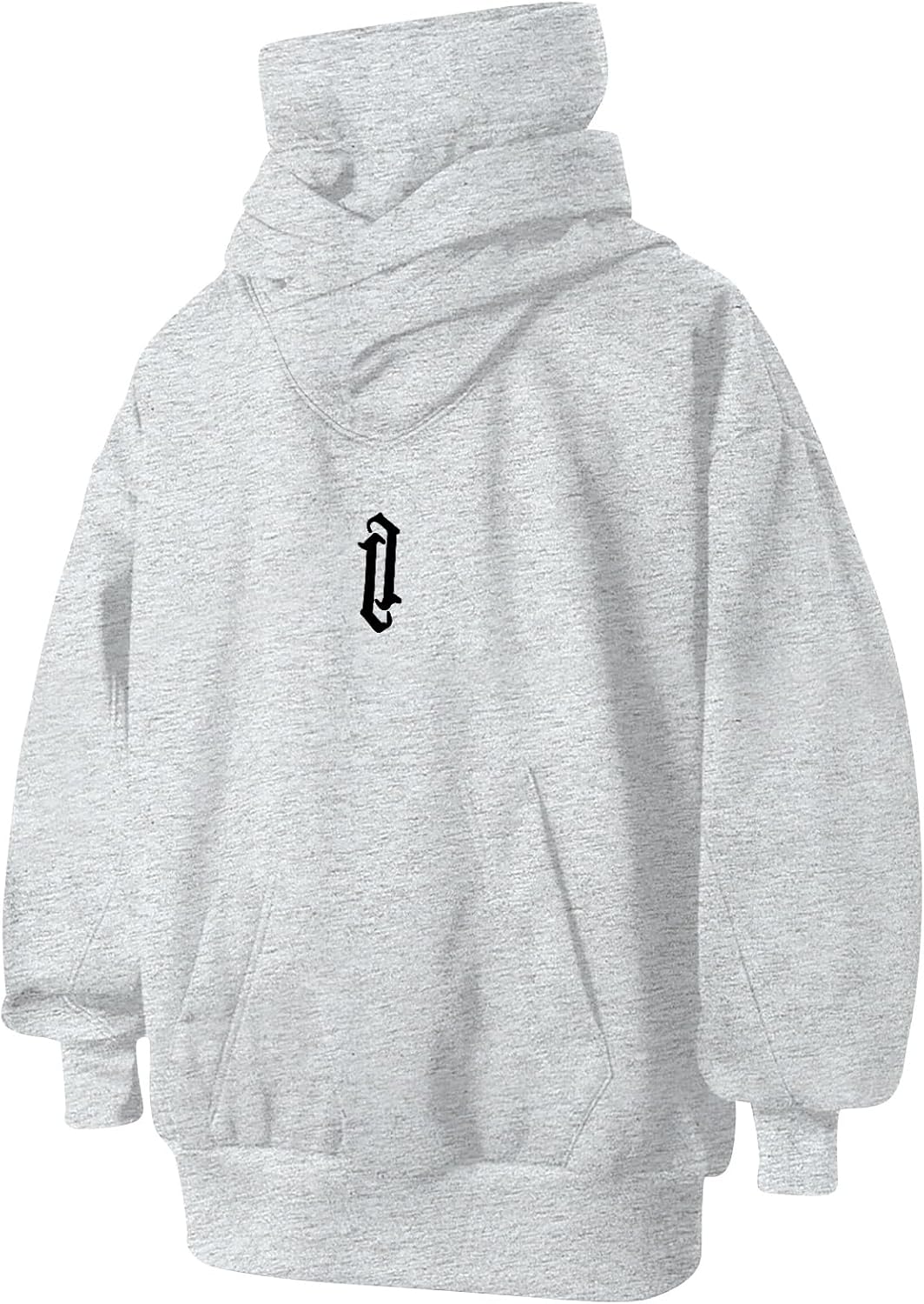 Men's Long Sleeve Fleece Hoodie Lightweight Tech Wear Soft Cotton Pullover Unisex Casual Hooded Sweatshirts