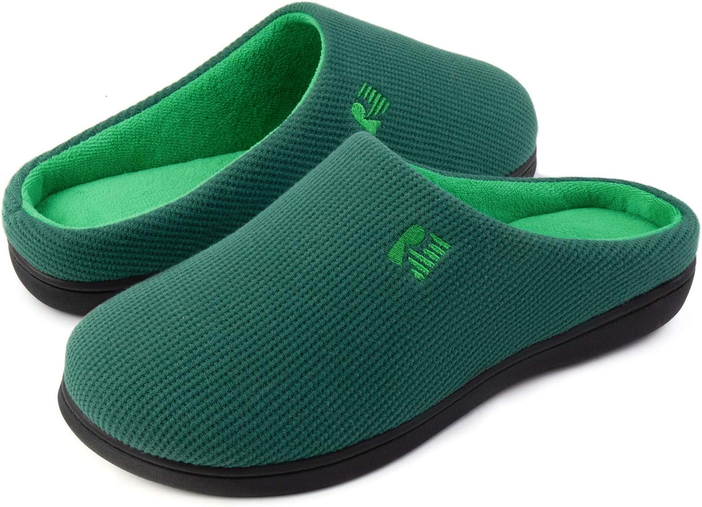 Two-Tone Memory Foam Slipper