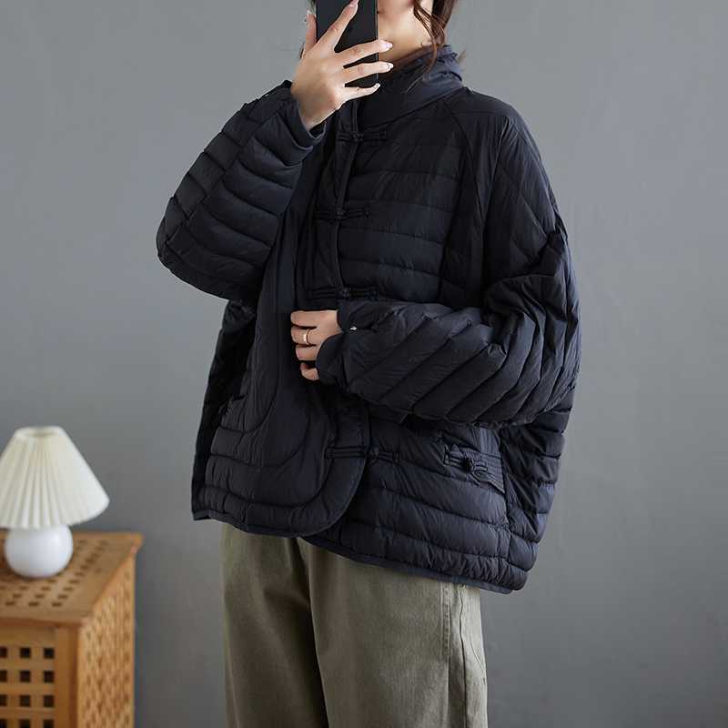 Lightweight Solid Color Cotton Outerwear