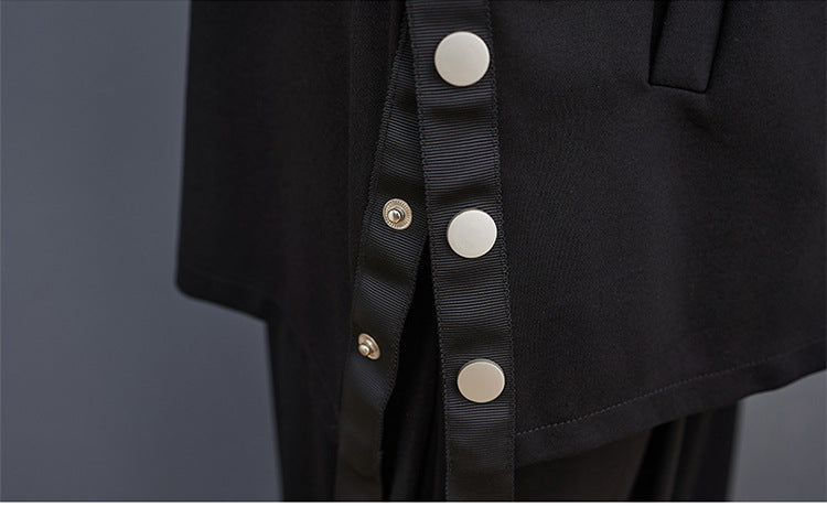 Personalized Solid Color Stand Collar Sweater