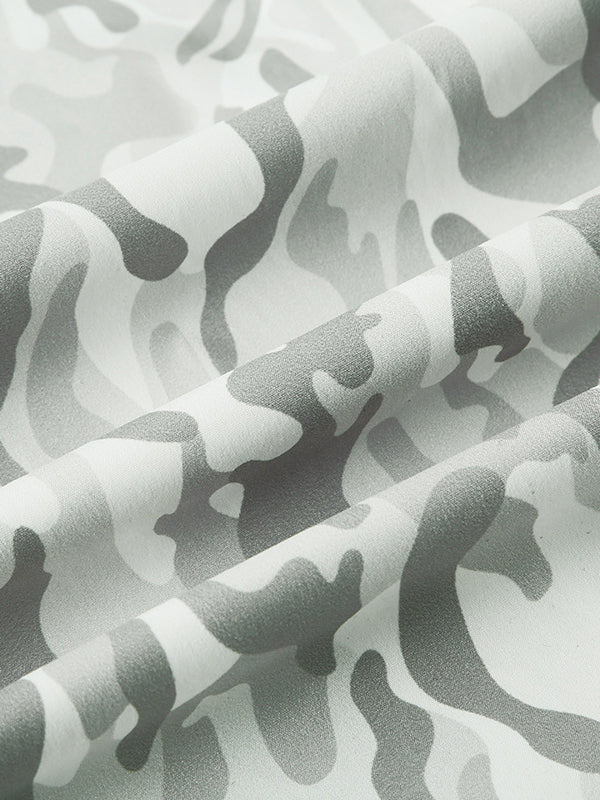 Loose Wide Leg Contrast Color No Belt Pants Trousers