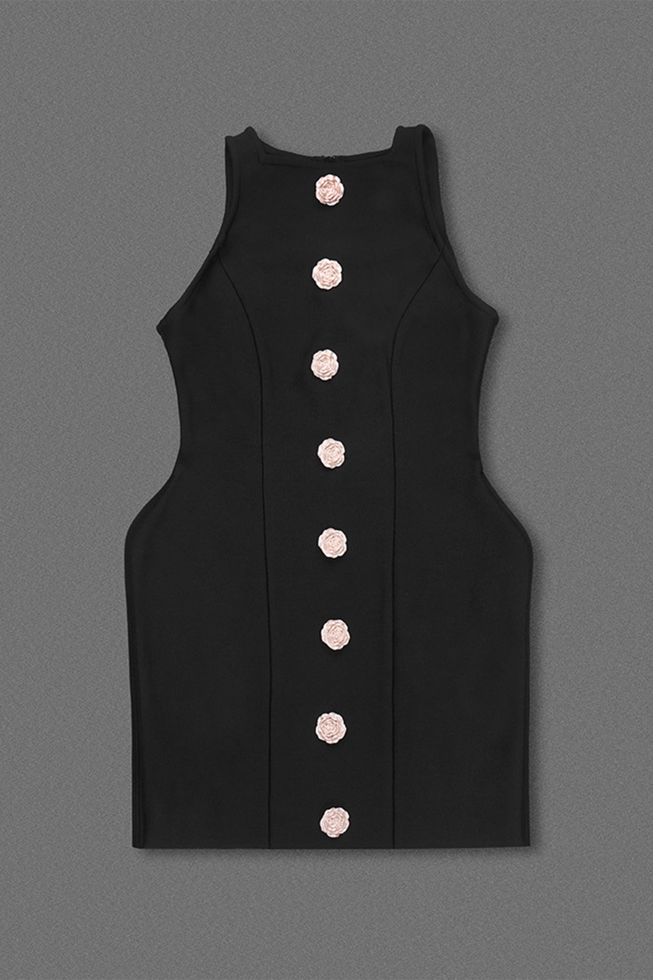 Emma Sleeveless Flower Mini Dress