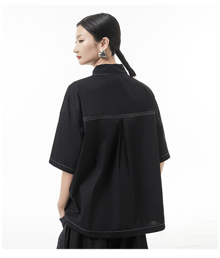 Casual Printed Short Sleeve Shirt