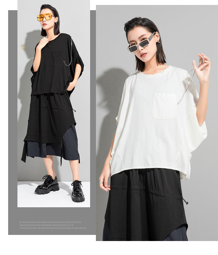 Comfortable and Breathable Batwing Sleeve Top
