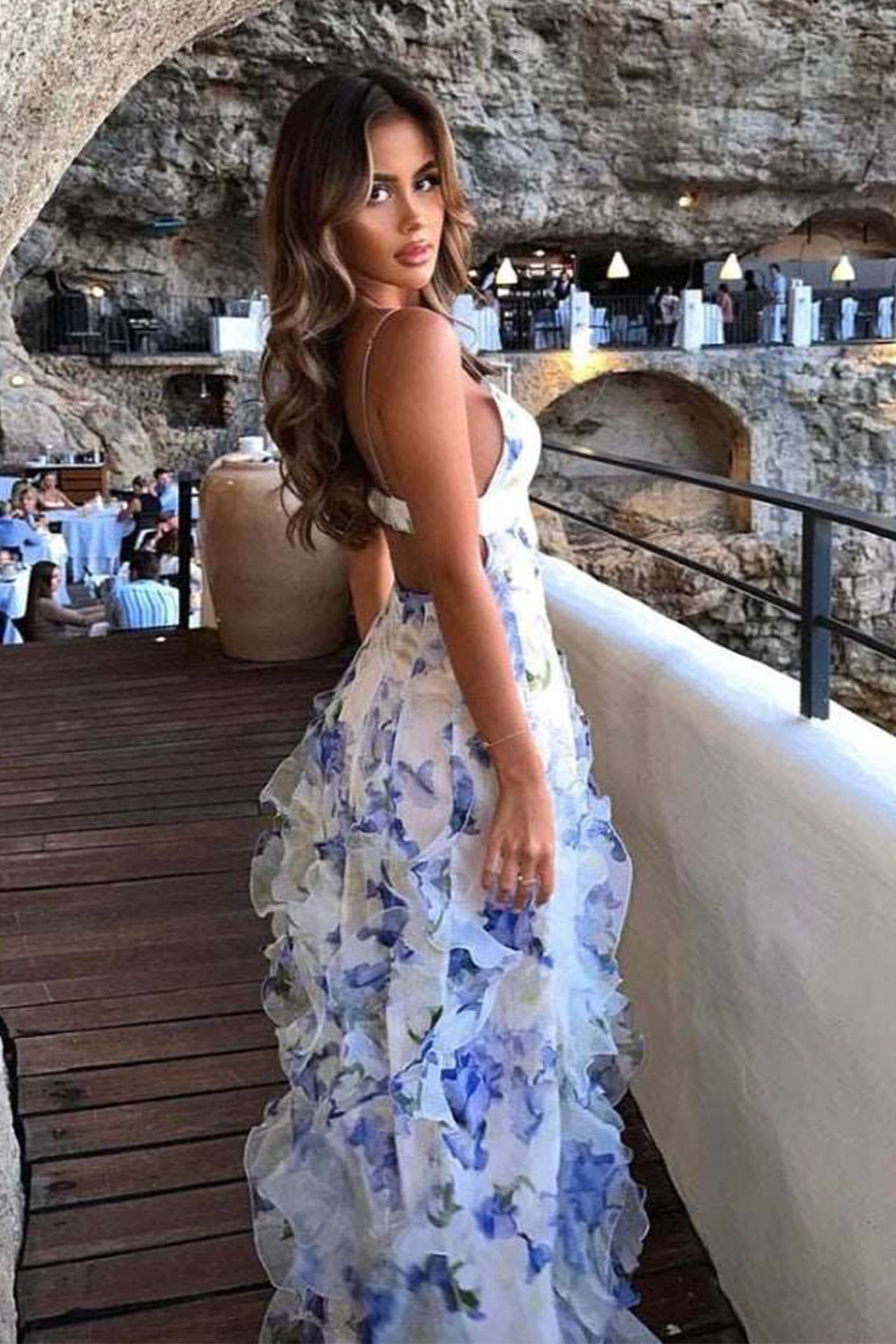 Rhea Floral Midi Dress