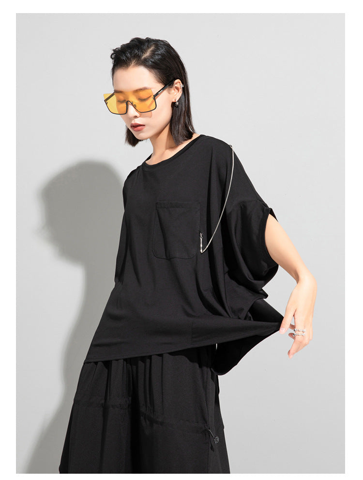 Comfortable and Breathable Batwing Sleeve Top