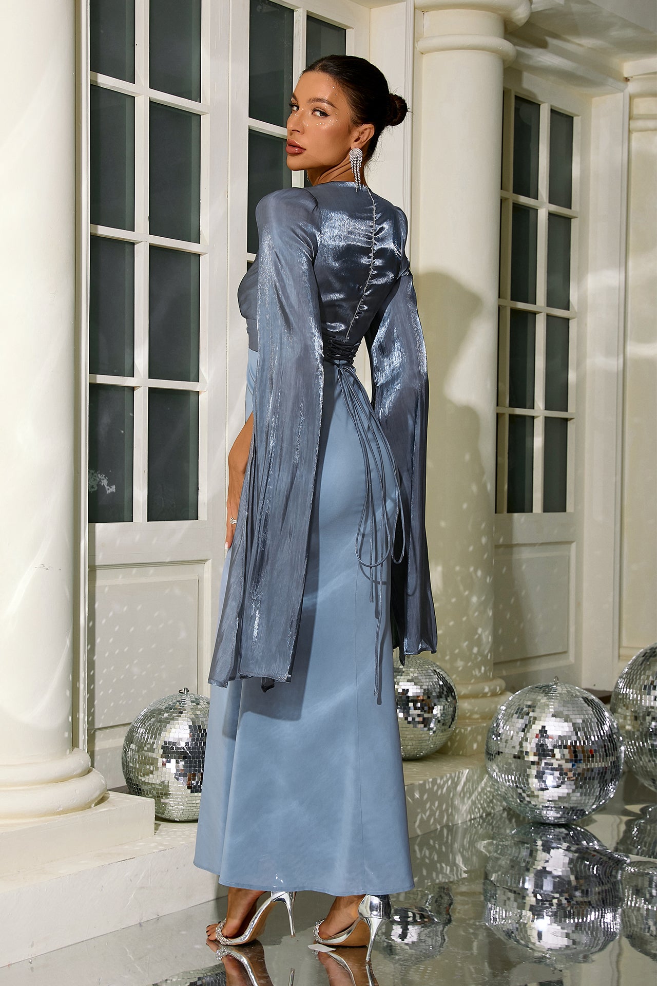 Eulalia Long Sleeve Maxi Dress