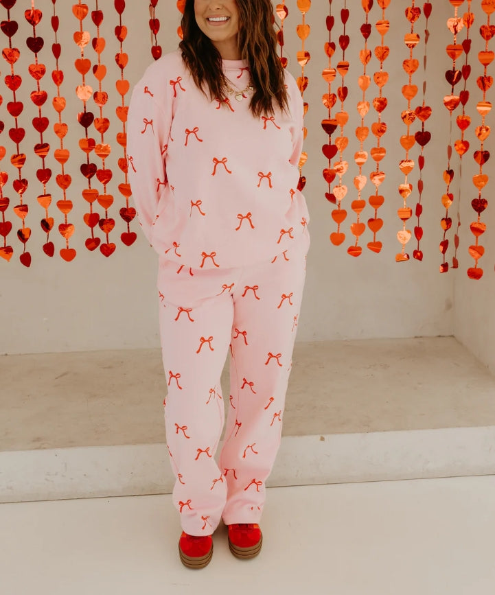 🎀Women's  2025 New Bow Detail Casual Sets(Buy 2 Free Shipping)