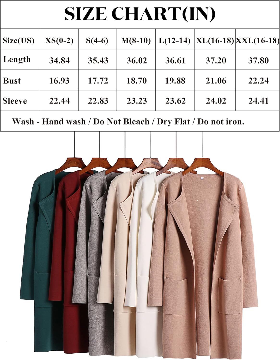 Women's Open Front Knit Lightweight Cardigan Casual Long Coatigan Sweater Lady Jacket Coat 2024 Fall Outerwear