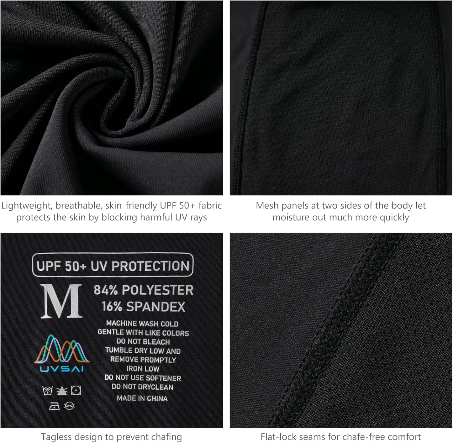 Men's UPF 50+ Hoodie Shirt with Mask Long Sleeve Permanent UV Sun Protection Neck Gaiter Performance T for Outdoor