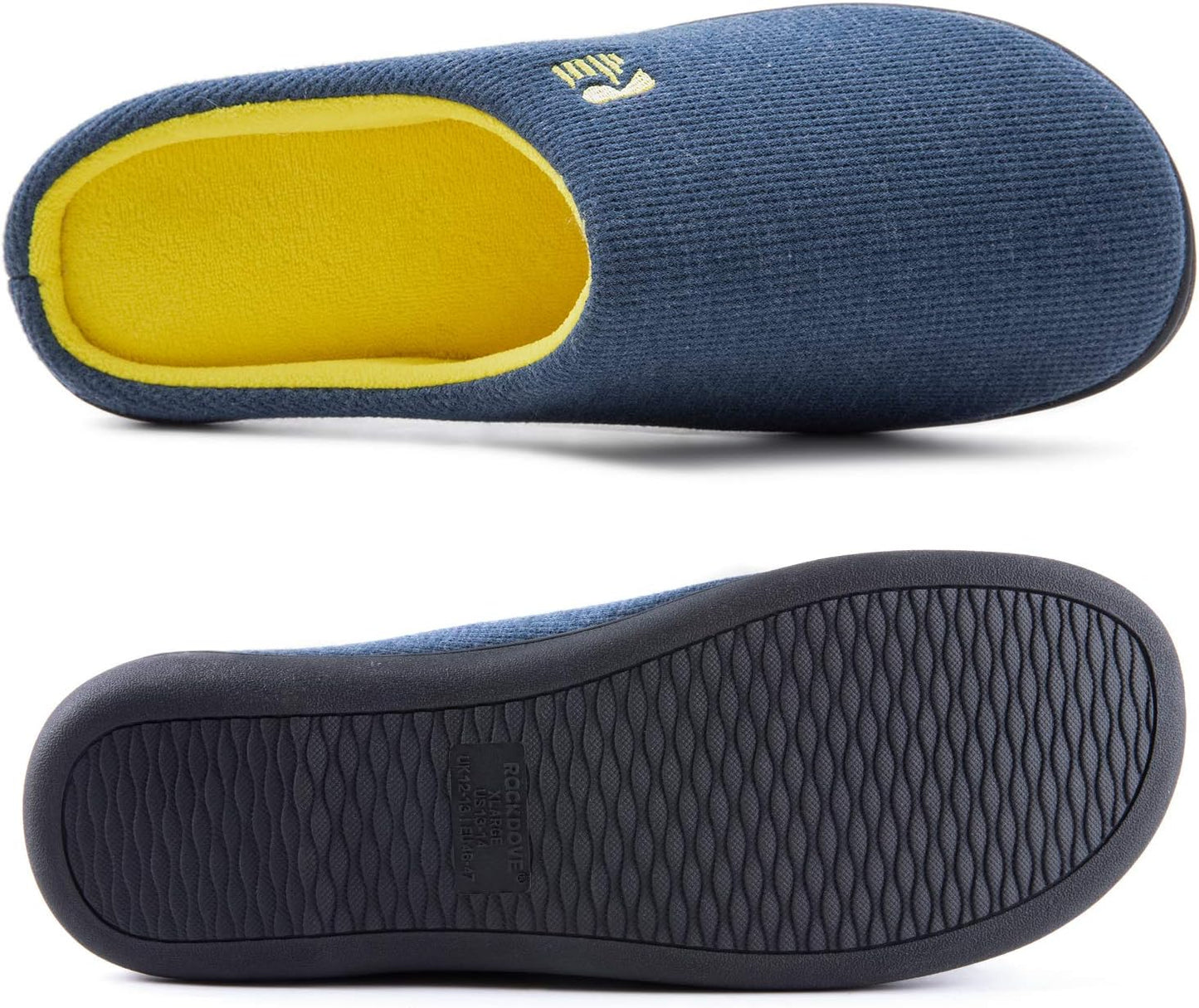 Two-Tone Memory Foam Slipper