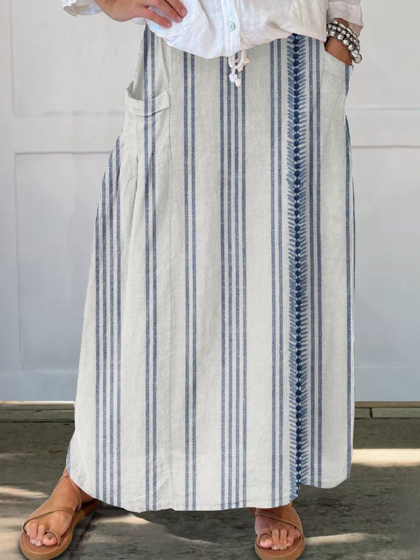 Women's Printed Vintage Skirt