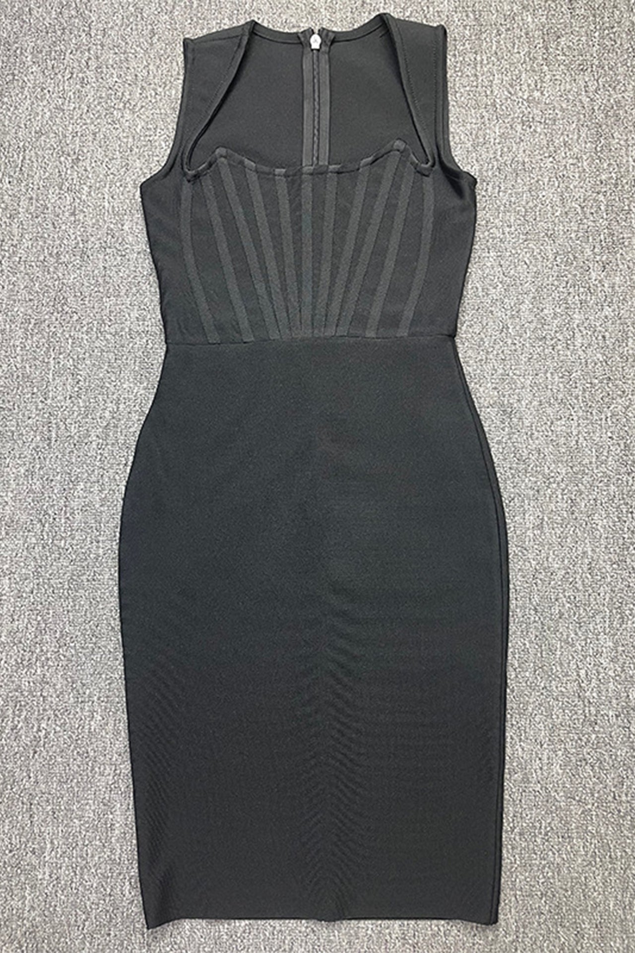 Victoria Fishbone Midi Dress