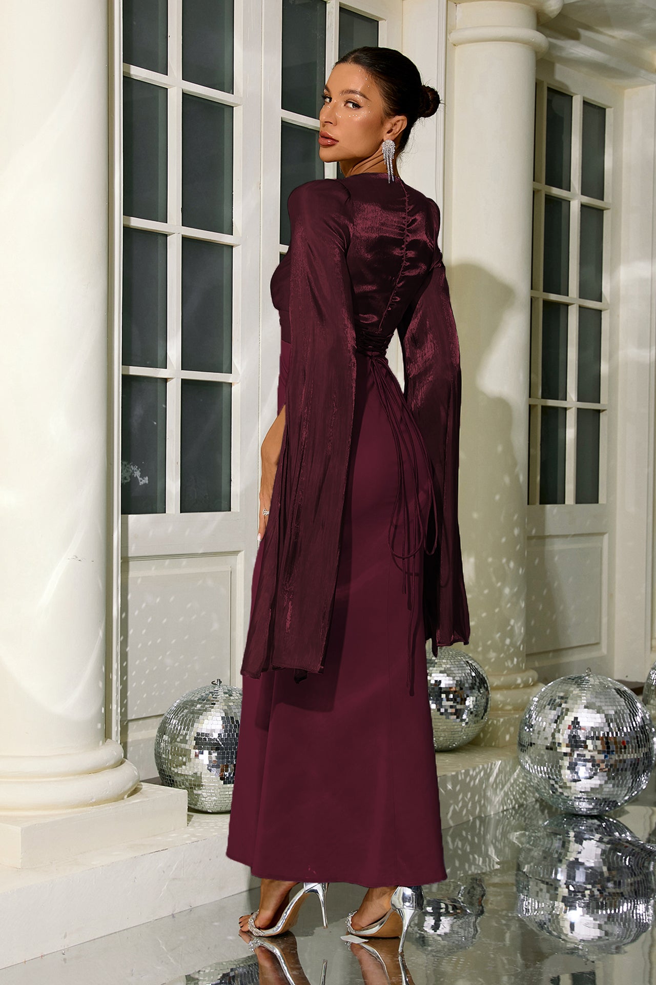 Eulalia Long Sleeve Maxi Dress
