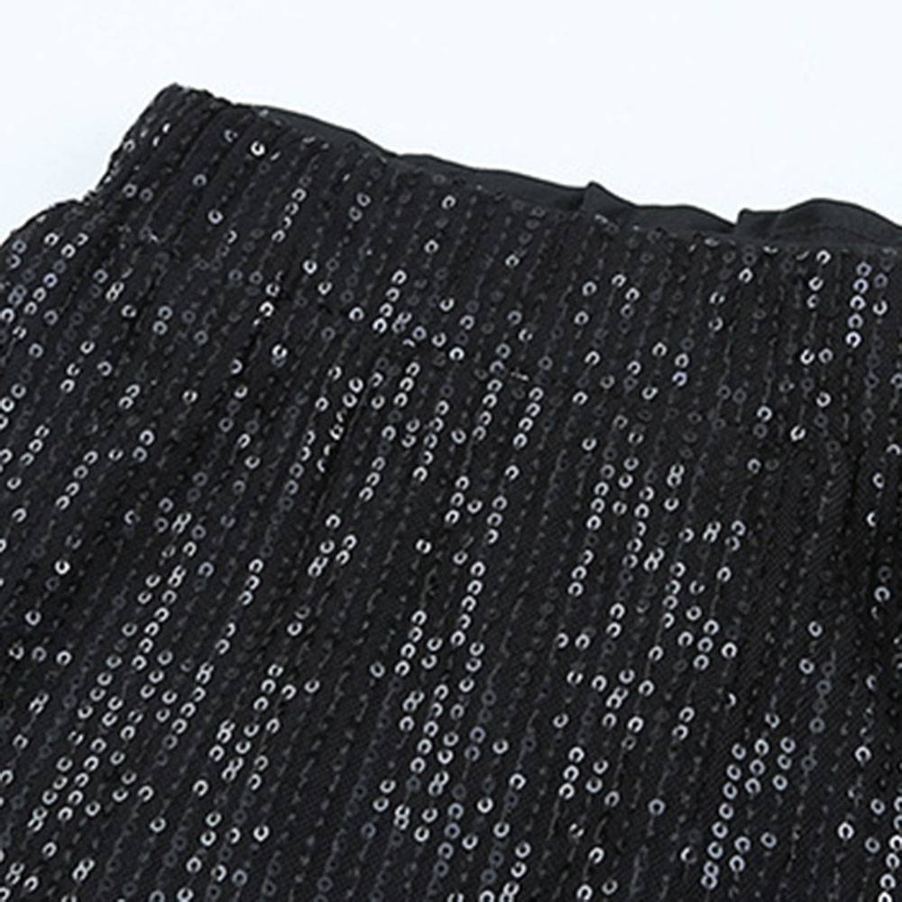 Sequins Slim Plain Full Length Women's Casual Pants