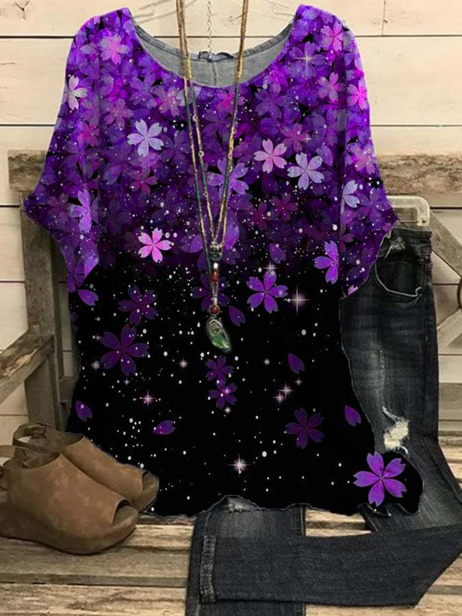 Women's Elegant Printed Loose Shirt