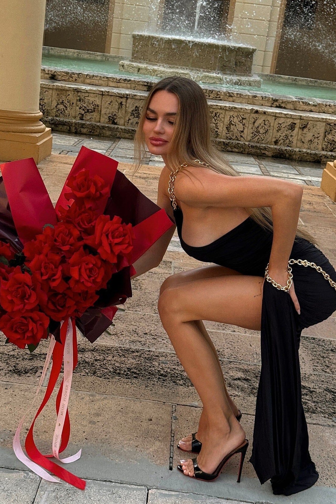 Gracelyn Chain Mini Dress