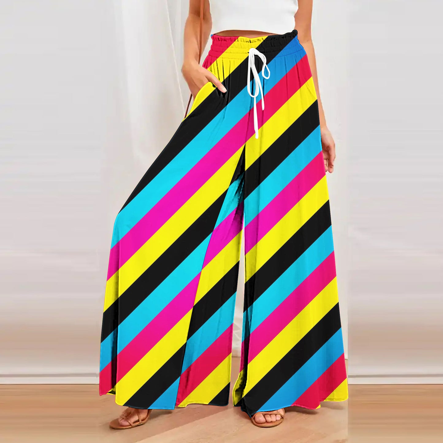 Women's Loose Printed Trousers