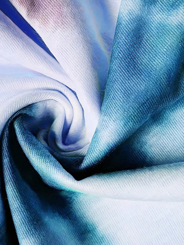 Loose Sleeveless Printed Spaghetti-Neck Vest Top