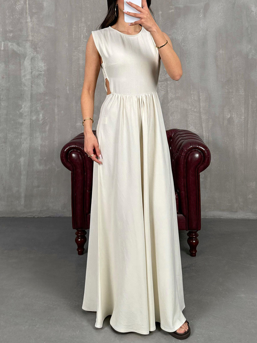 Sleeveless casual dress