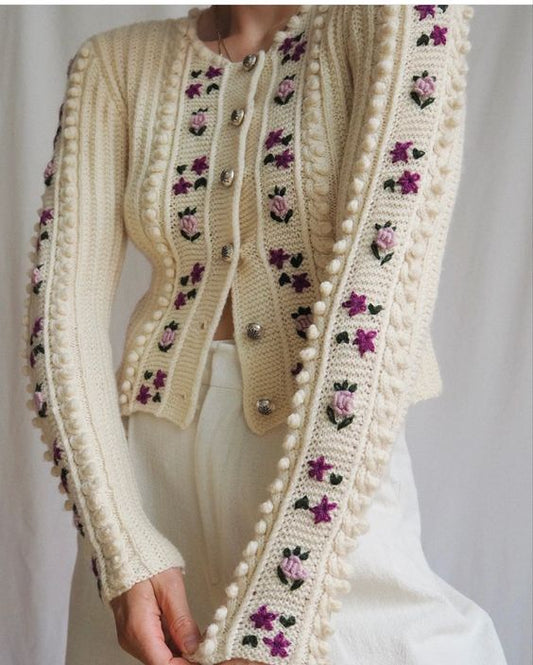 Elegant Crochet Handknitted Sweater