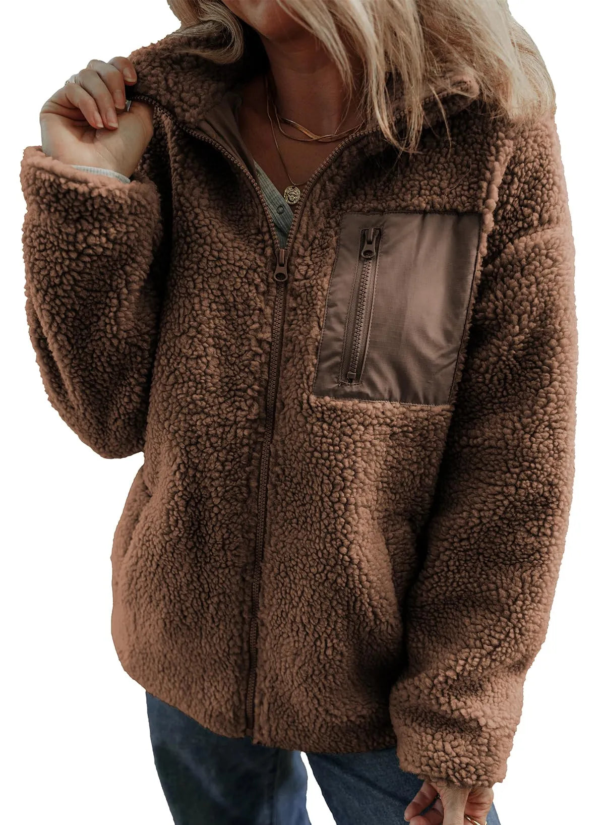 Women's Winter Full Zipper Fleece Jackets (Buy 2 Free Shipping) 
