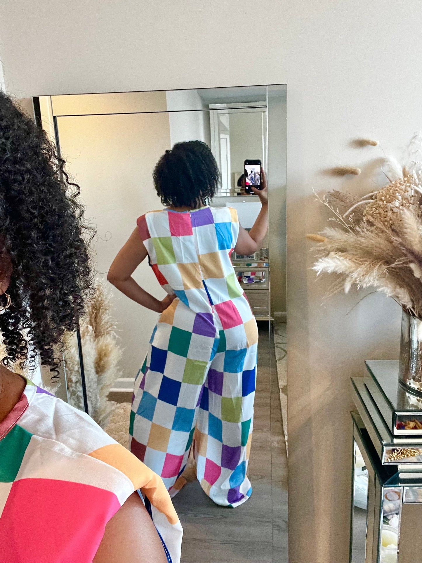 Casual Sleeveless Plaid Wide-Leg Jumpsuit(Buy 2 Free Shipping)