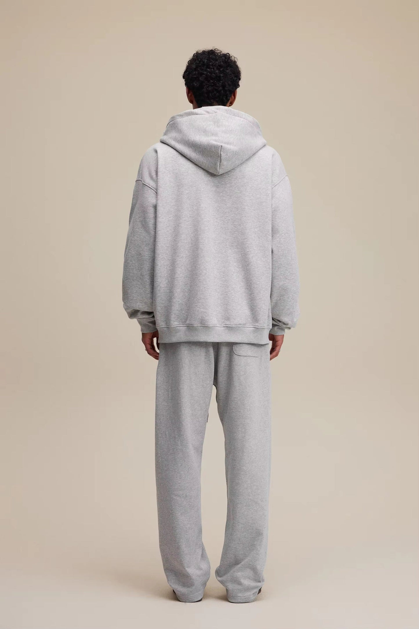 Unisex Street Style Face Cover Zip-Up Hoodie