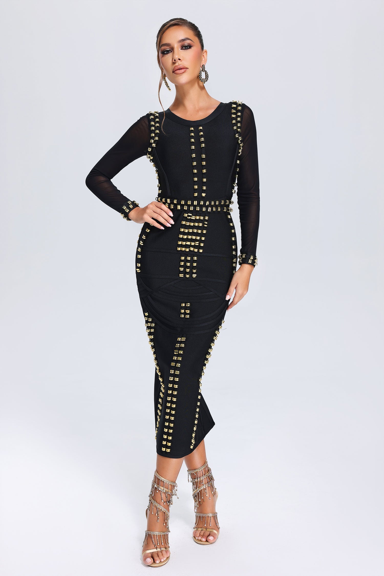 Jaza Bandage Midi Dress