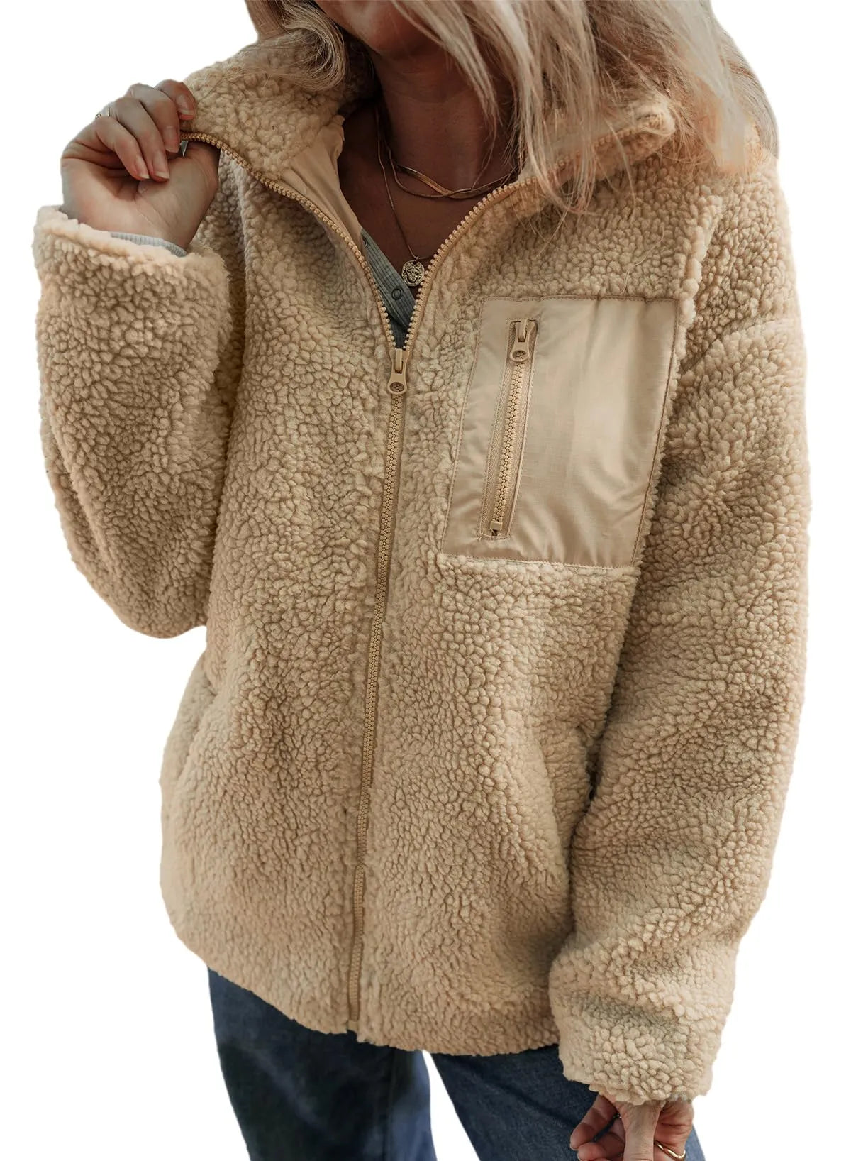 Women's Winter Full Zipper Fleece Jackets (Buy 2 Free Shipping) 