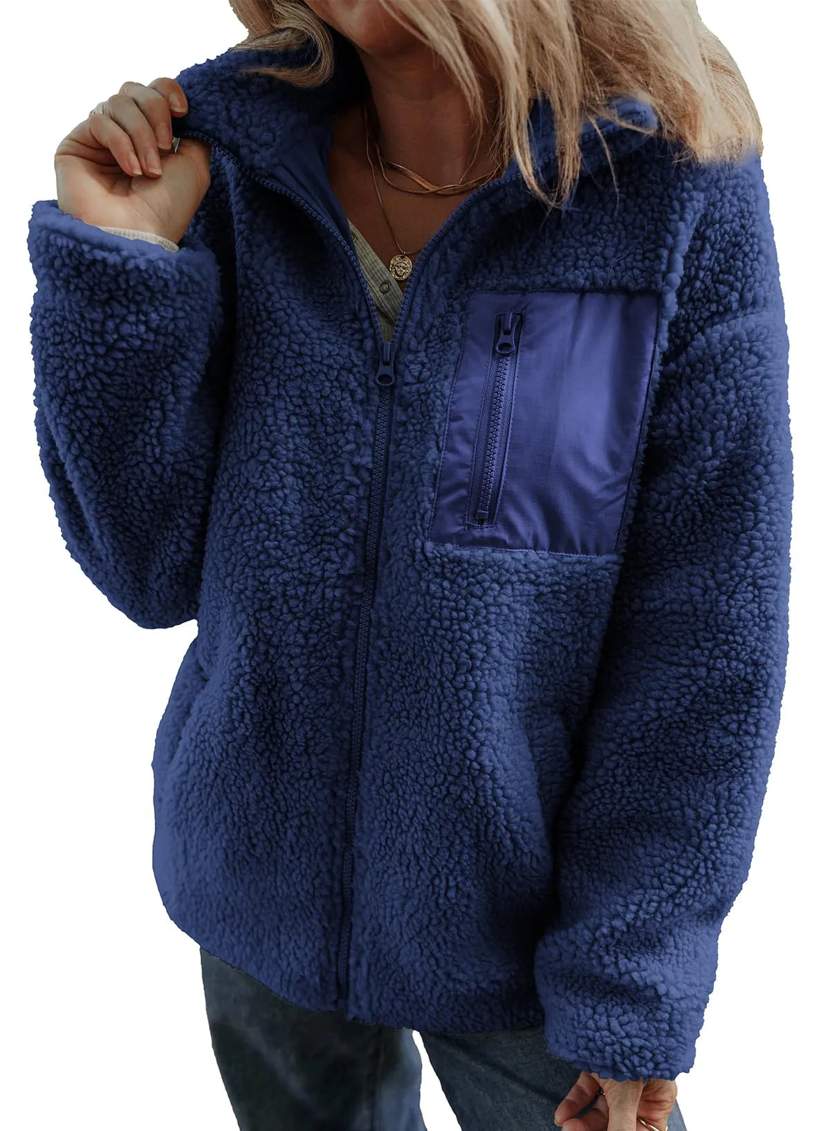 Women's Winter Full Zipper Fleece Jackets (Buy 2 Free Shipping) 