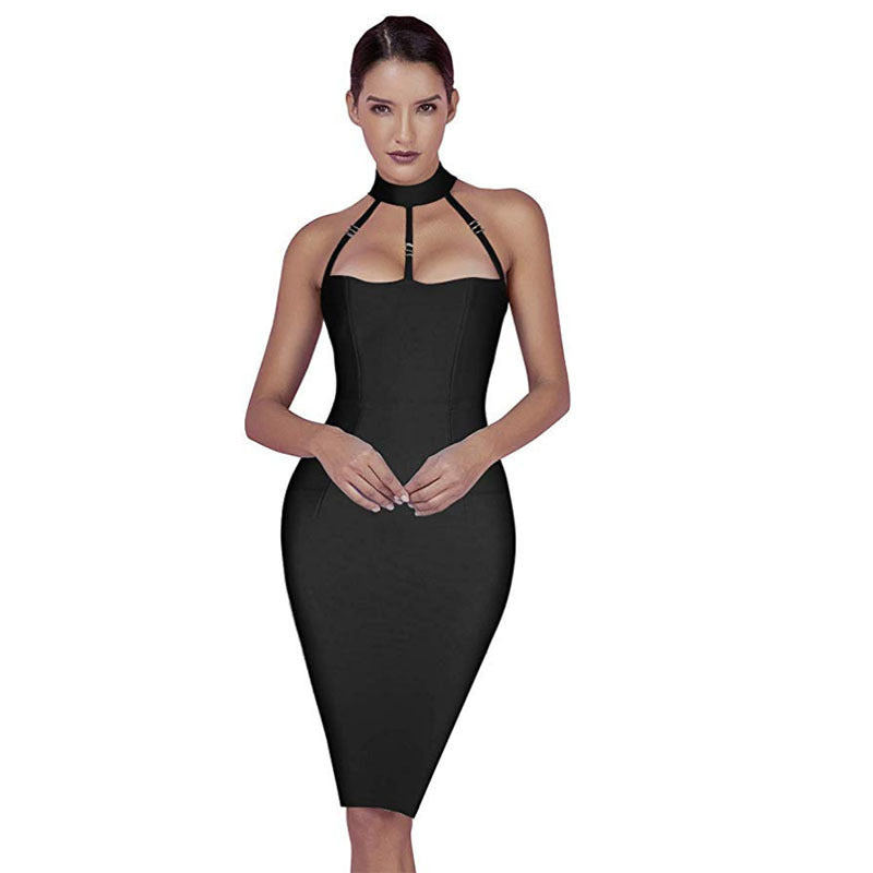High Elastic Tight Bandage Dress Sexy Party Nightclub