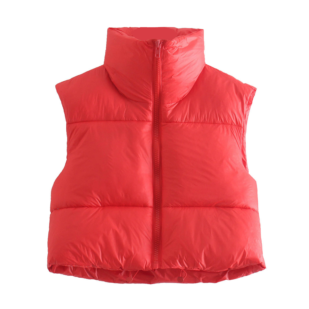 Wholesale women's clothing spring and autumn cotton coat vest zipped stand collar coat cotton-padded jacket