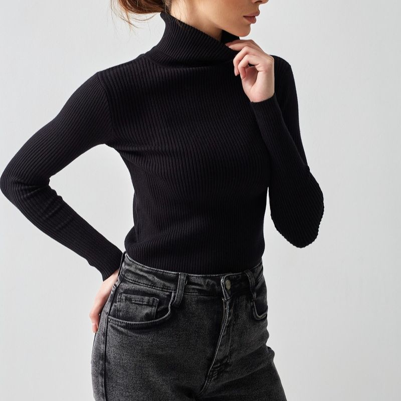 Turtleneck sweaters bottoming shirt autumn turtleneck pullover women