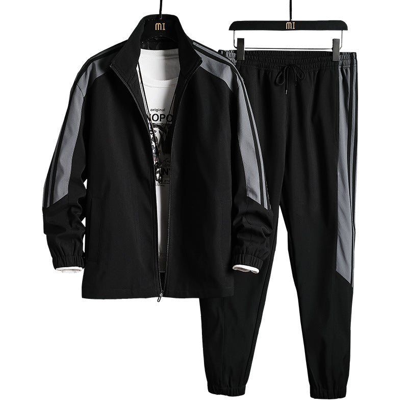 Trend casual youth overalls two-piece set