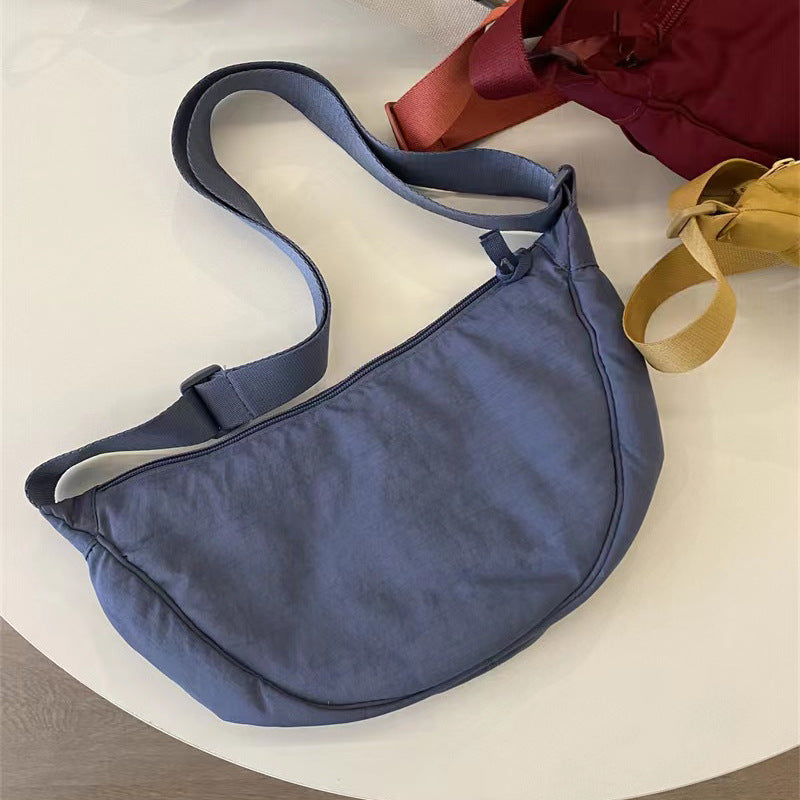 Female messenger bag Xiaohongshu nylon dumpling bag student shoulder bag cloth bag