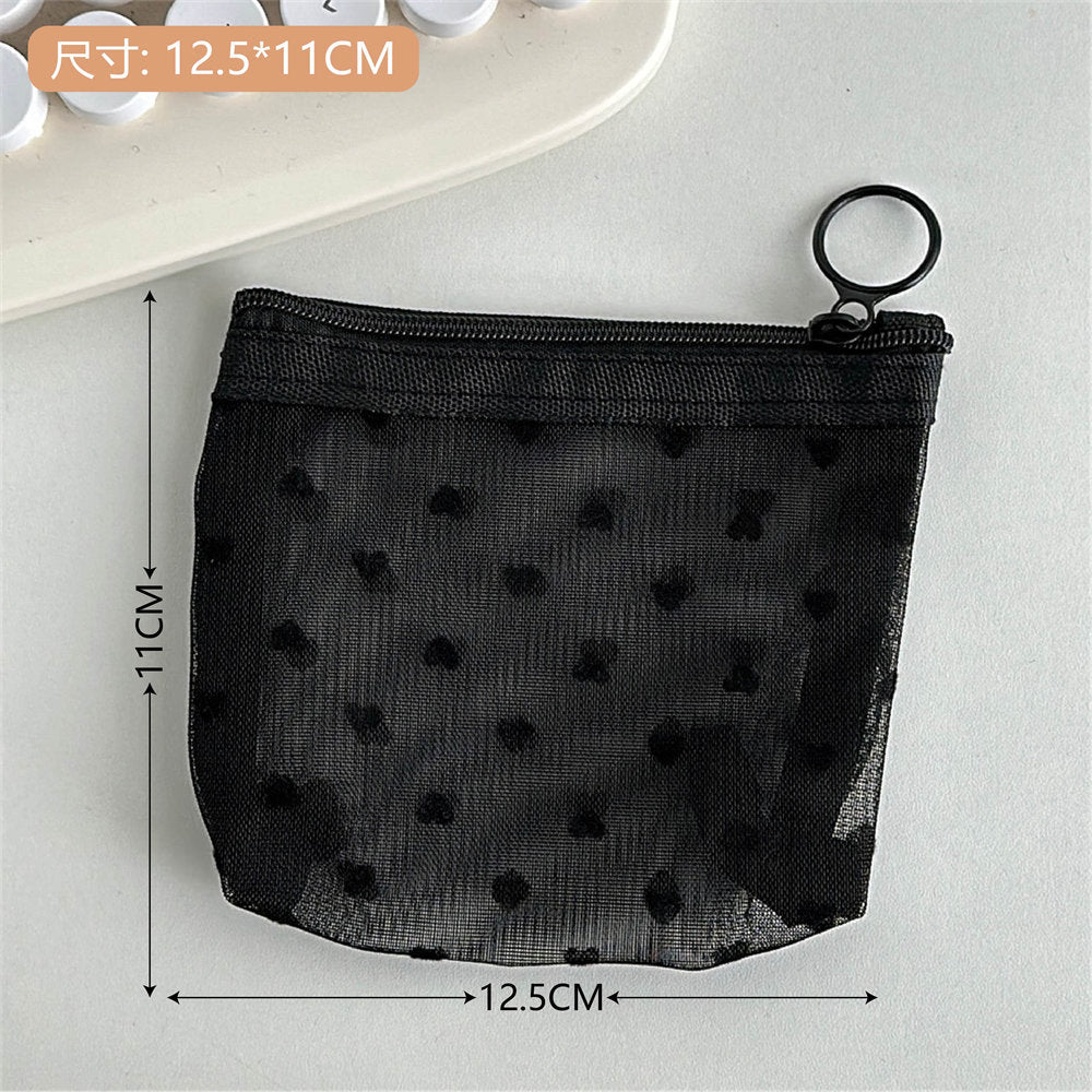 Mesh cosmetic bag