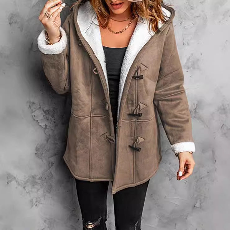 Autumn Winter cotton-padded coat Women's Mid-length trench coat and overcoat coat warm top