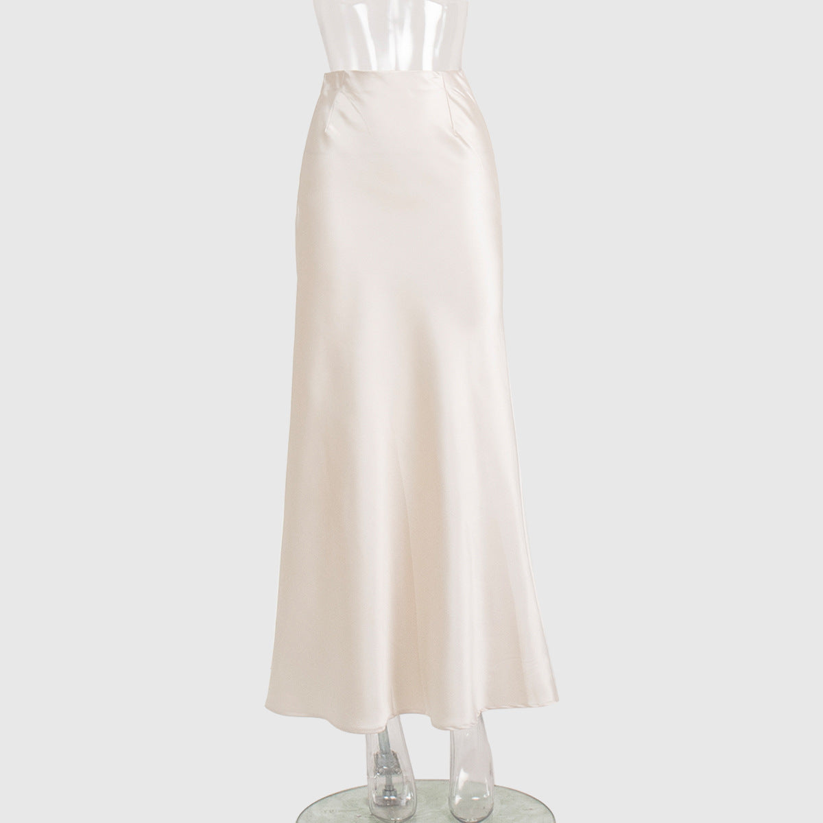 Fishtail skirt spring satin satin long high waist hip-wrapped floor-mopping fishtail skirt